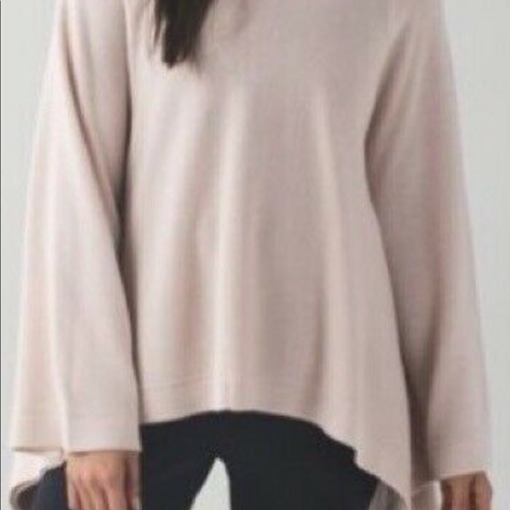New without tags Lululemon Pale Pink Pancho Shawl